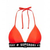 Code Triangle Elastic Top Swimwear Bikinis Bikini Tops Triangle Bikinitops Orange Superdry