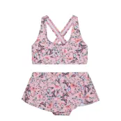 Color Kids Bikini W. Skirt, Aop - Pink - 122