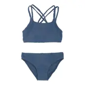 Color Kids Bikini W. Structure - Blue - 116