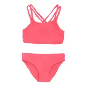 Color Kids Bikini W. Structure - Pink - 116