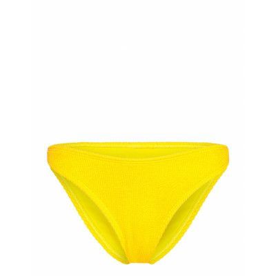 Hunkemöller Crinkle High Leg R Gul