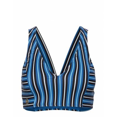Crop Top Bikinitop Blå Michael Kors Swimwear