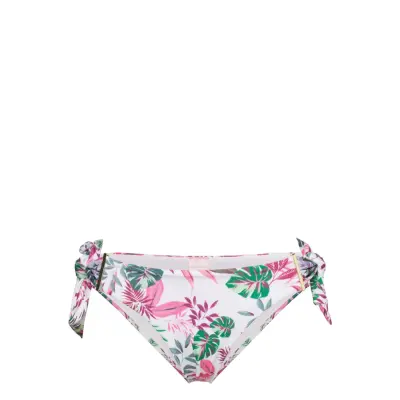 Cuba High Leg T Swimwear Bikinis Bikini Bottoms Side-tie Bikinis White Hunkemöller