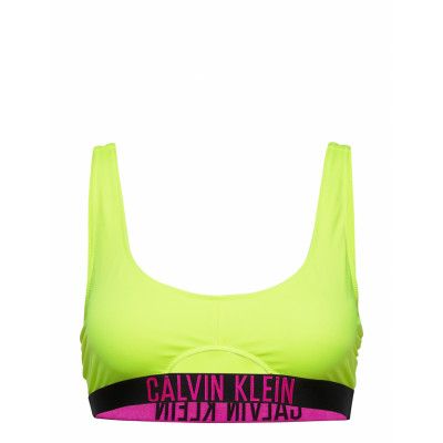 Cut Out Bralette-N Bikinitop Gul Calvin Klein