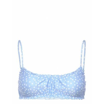 Gina Tricot Cute Frill Bikini Top Blå