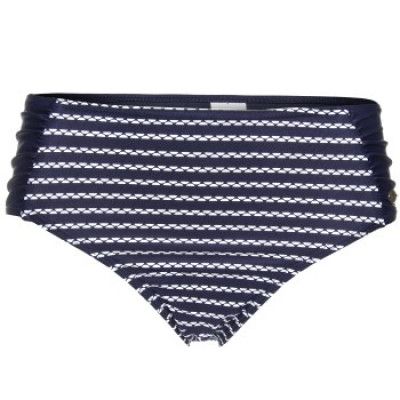 Damella Navy Stripe Bikini Tai Brief