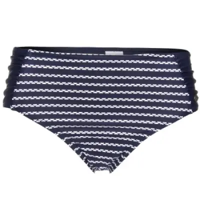 Damella Navy Stripe Bikini Tai Brief