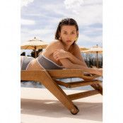 Danielle Copperman x NA-KD Vadderad bikinitopp med kontrastdetalj - Grey