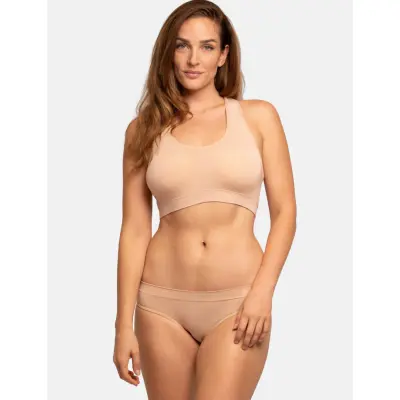 Danish Endurance Women's Bamboo Bikini 3-Pack - Beige - XL/XXL