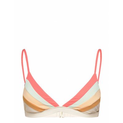 Day Break Multi Fixed Tri Sport Bikinis Bikini Tops Triangle Bikinitops Cream Rip Curl