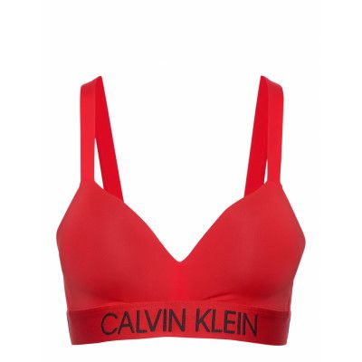 Demi Bralette - Fp Bikinitop Röd Calvin Klein