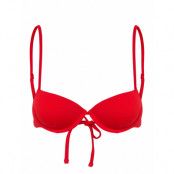 Demi Cup Bikini Bra Sport Bikinis Bikini Tops Push-up Bikinitops Red AIM'N