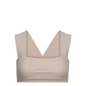 Echo Swimwear Bikinis Bikini Tops Bandeau Bikinitops Beige Scampi