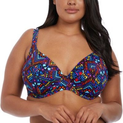 Elomi Swim Aztec Plunge Bikini Top * Fri Frakt *