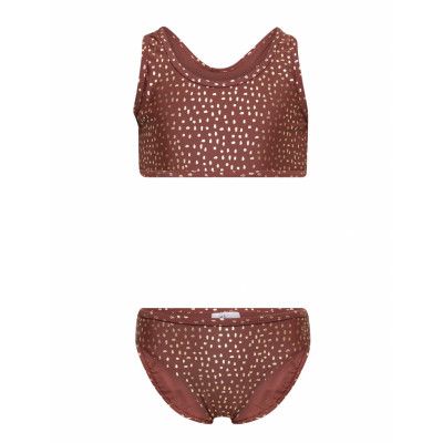 Elsa Bikini *Villkorat Erbjudande Bikini Brun ZigZag