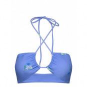 Enbluefin Swim Bra Aop 7016 Swimwear Bikinis Bikini Tops Bandeau Bikinitops Blue Envii