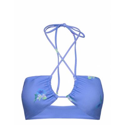 Enbluefin Swim Bra Aop 7016 Swimwear Bikinis Bikini Tops Bandeau Bikinitops Blue Envii