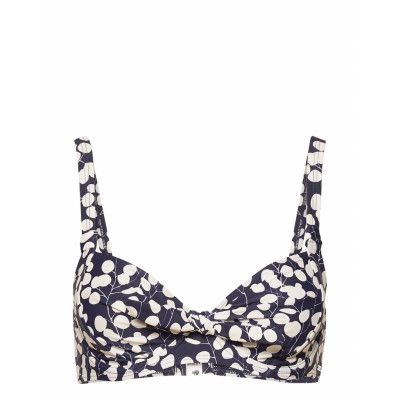 English Garden Unique Wire Bra Swimwear Bikinis Bikini Tops Wired Bikinitops Blå Abecita