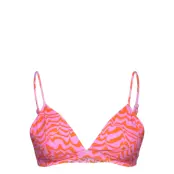 Enjellyfish Swim Bra Aop 7016 Swimwear Bikinis Bikini Tops Triangle Bikinitops Pink Envii