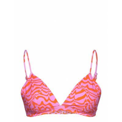 Enjellyfish Swim Bra Aop 7016 Swimwear Bikinis Bikini Tops Triangle Bikinitops Rosa Envii