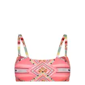 Enya Bikini Top Swimwear Bikinis Bikini Tops Bandeau Bikinitops Rosa By Malina