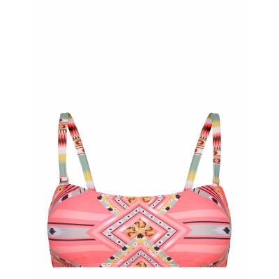 Enya Bikini Top Swimwear Bikinis Bikini Tops Bandeau Bikinitops Rosa By Malina