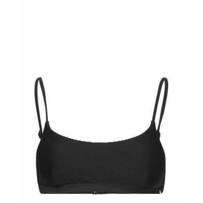 Essentials Bralette Swimwear Bikinis Bikini Tops Wired Bikinitops Svart Seafolly