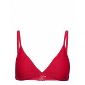 Essentials Fixed Tri Bra Swimwear Bikinis Bikini Tops Wired Bikinitops Röd Seafolly