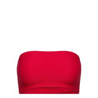 Essentials Tube Top Swimwear Bikinis Bikini Tops Bandeau Bikinitops Röd Seafolly