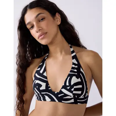 Etam Elho - Wireless Triangle Bra Swimsuit - Black - S