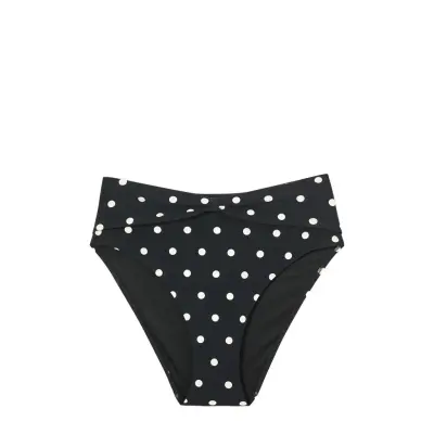 Etam Polky - Bikini High Leg Swimsuit Svart