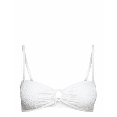 Eze Bandeau Swimwear Bikinis Bikini Tops Bandeau Bikinitops Vit Dorina