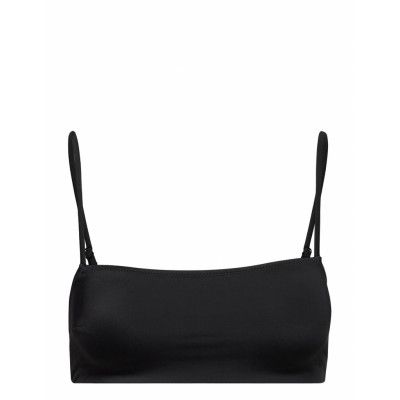 Fanny Bikini Top Swimwear Bikinis Bikini Tops Bandeau Bikinitops Svart EDITED
