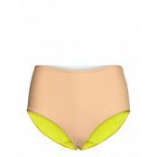 Faro Swimwear Bikinis Bikini Bottoms High Waist Bikinis Beige Scampi