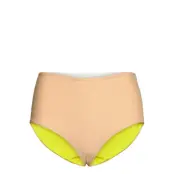 Faro Swimwear Bikinis Bikini Bottoms High Waist Bikinis Beige Scampi