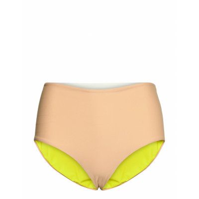 Faro Swimwear Bikinis Bikini Bottoms High Waist Bikinis Beige Scampi