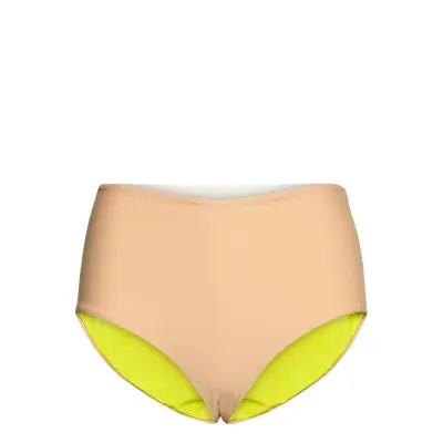 Faro Swimwear Bikinis Bikini Bottoms High Waist Bikinis Beige Scampi