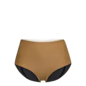Faro Swimwear Bikinis Bikini Bottoms High Waist Bikinis Brun Scampi