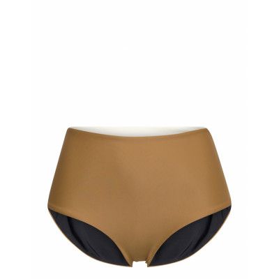 Faro Swimwear Bikinis Bikini Bottoms High Waist Bikinis Brun Scampi