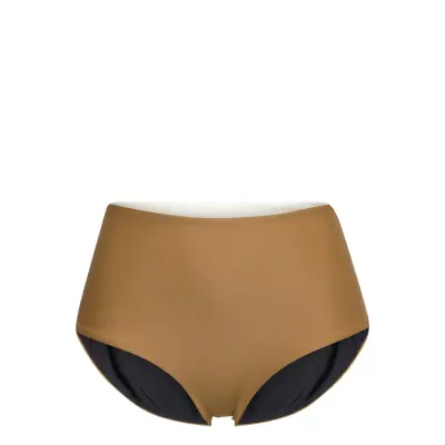Faro Swimwear Bikinis Bikini Bottoms High Waist Bikinis Brun Scampi