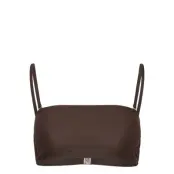 Filippa K Bandeau Bikini Top - Brown - XL