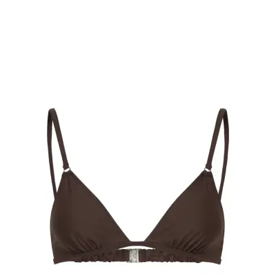 Filippa K Gathered Back Bikini Top - Brown - L