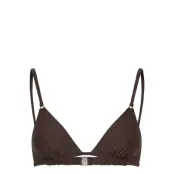 Filippa K Gathered Back Bikini Top - Brown - S