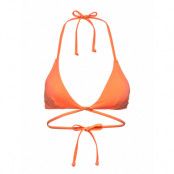 Fire Triangle Swimwear Bikinis Bikini Tops Triangle Bikinitops Orange Hunkemöller