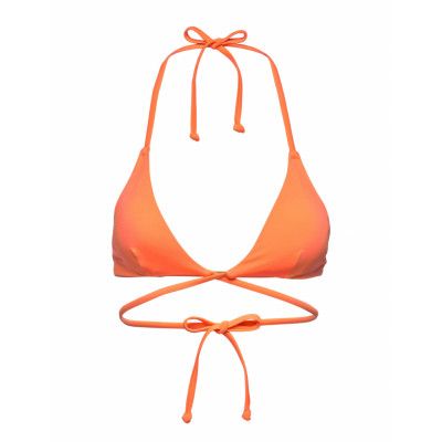 Fire Triangle Swimwear Bikinis Bikini Tops Triangle Bikinitops Orange Hunkemöller
