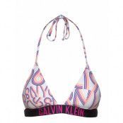 Fixed Triangle-Rp-Print Bikinitop Multi/mönstrad Calvin Klein