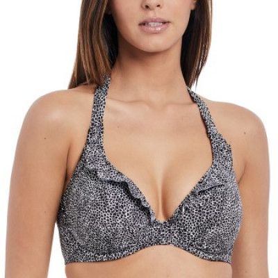 Freya Run Wild Banded Halter Bikini Top * Fri Frakt *