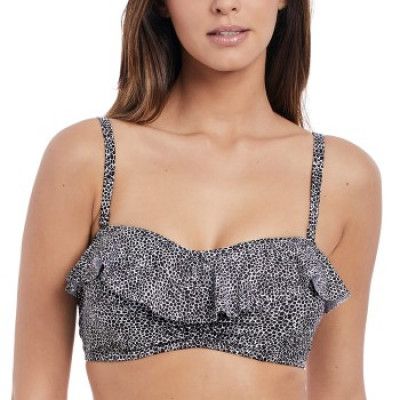 Freya Run Wild Padded Frill Bandeau Bikini Top * Fri Frakt *