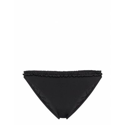 Frill High Cut Brief Bikinitrosa Svart Filippa K Soft Sport