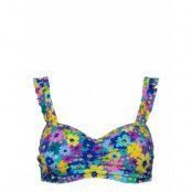 Garden Disco Swimwear Bikinis Bikini Tops Bandeau Bikinitops Multi/patterned Freya